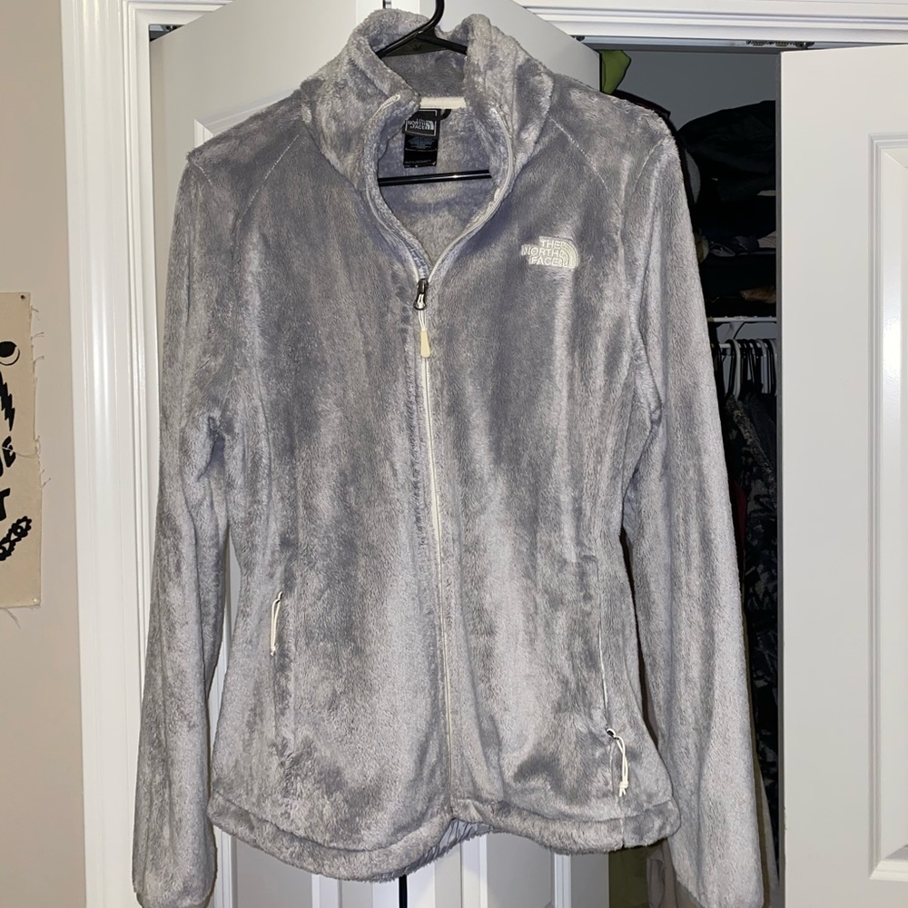 The North Face Women’s Large Grey Fluffy Fleece